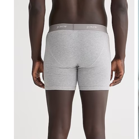 J.Crew Stretch 4" boxer briefs Heather Graphite Underwear Size XL NWT NIB NEW - Picture 2 of 5